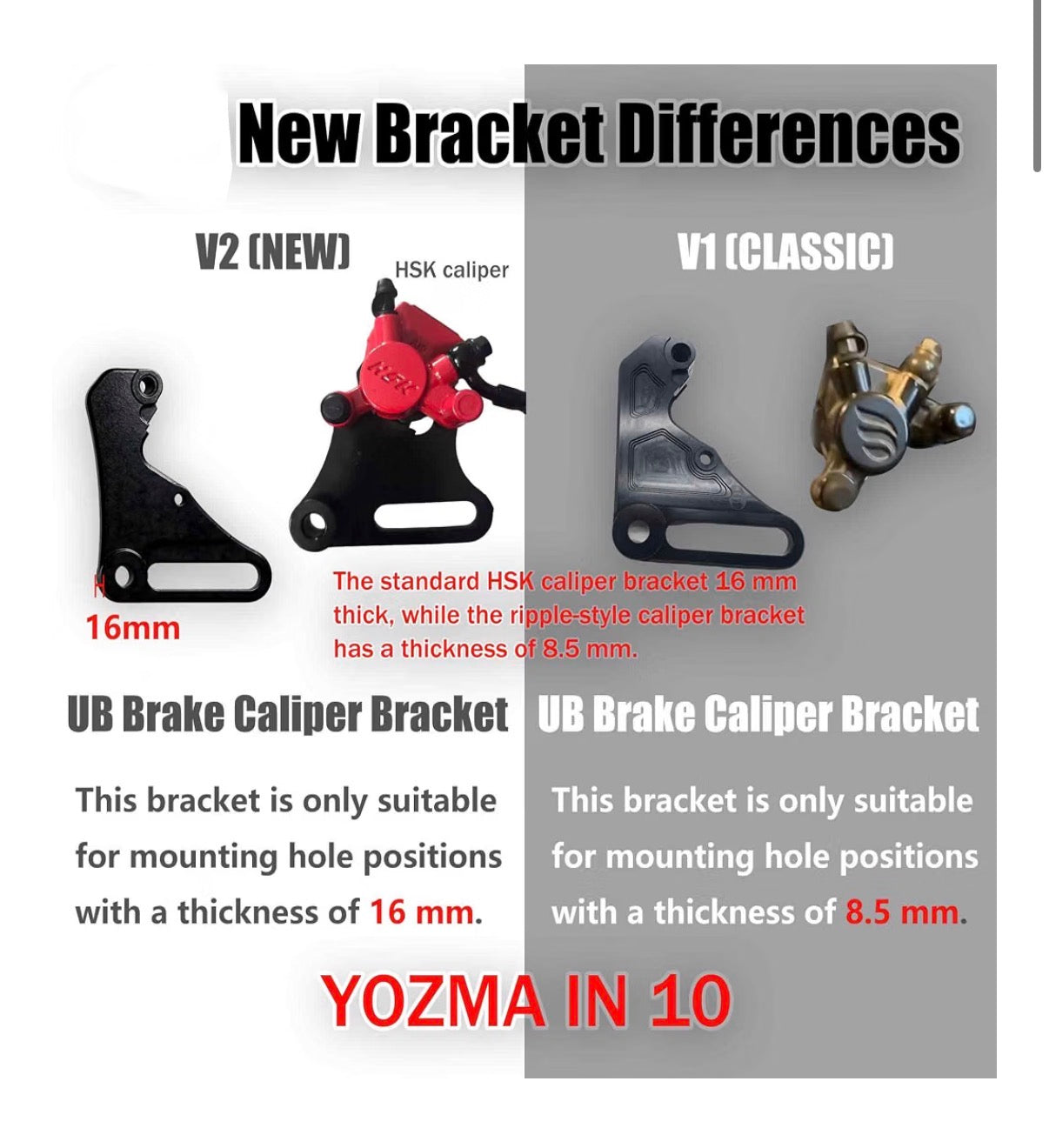 Yozma UB Brake Kit
